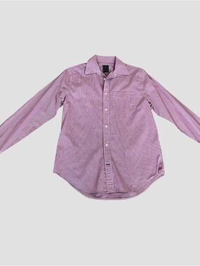 GAP Lavender-Striped Men's Dress Shirt